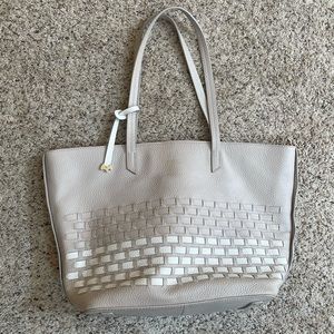 Radley London Gray Woven Leather Tote